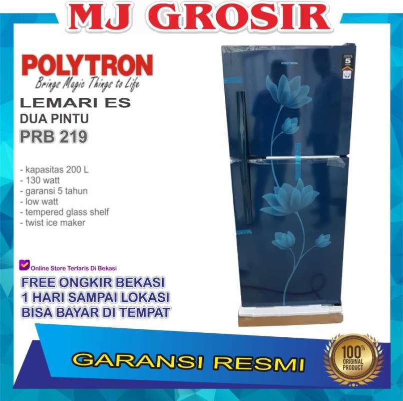 Jual Kulkas Polytron Prb 219 Lemari Es 2 Pintu Prb219 Prb 219 Terbaru Juni 21 Blibli