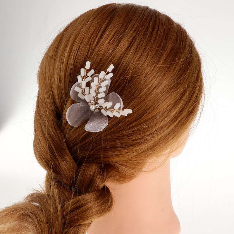 Promo Luxury Pearls Rhinestone Flower Hair Pins Hairpin Wedding Party Hair  Jewelry Diskon 23% di Seller Homyl - China | Blibli