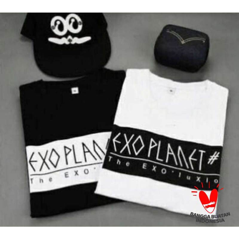 Jual Kaos Exo Planet The Exo Luxio Baju Distro Tshirt Kpop Korea Boyband Terbaru Juni 2021 Blibli