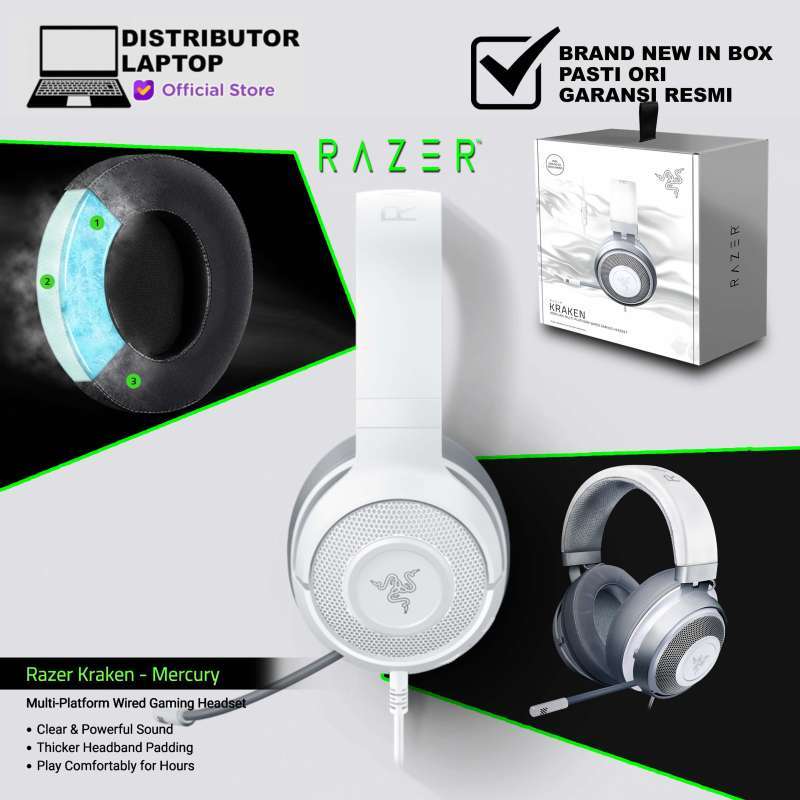 Jual Razer Headset Kraken Mercury di 