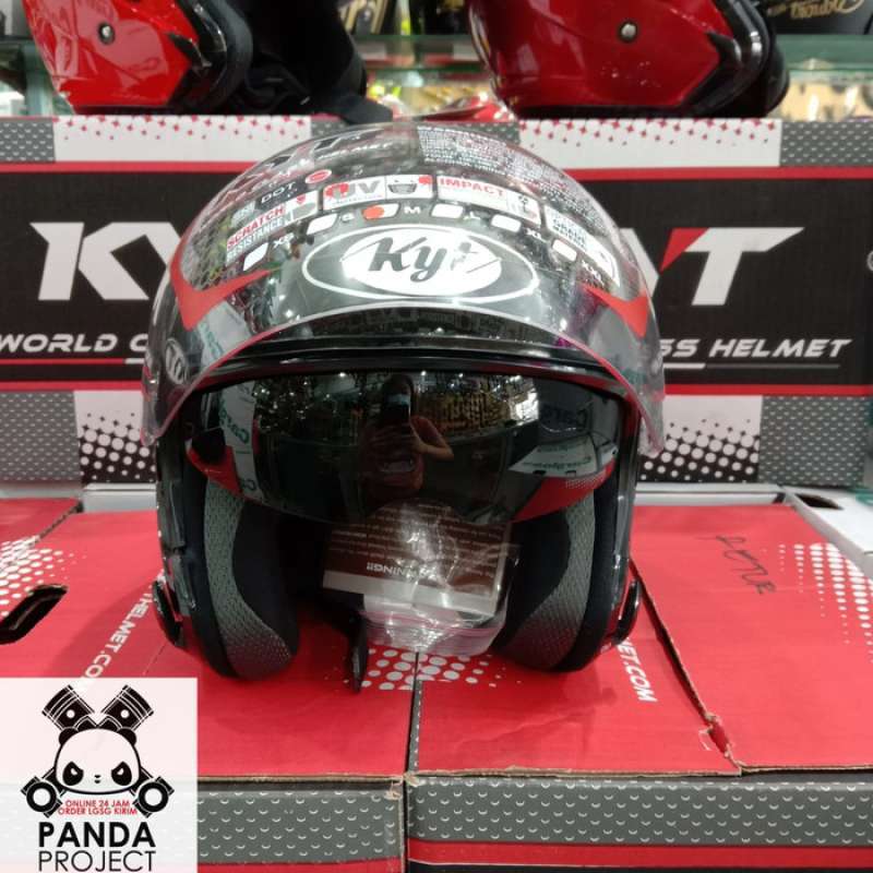 Jual Helm Kyt Half Face Galaxy Slide 