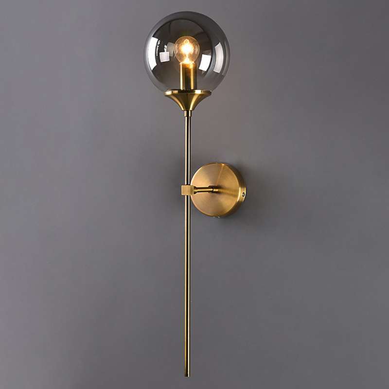 Promo Gold Wall Sconce Lighting Modern Indoor Lights With E14 Base Smoke Gray Di Er Homyl China Blibli Wall Sconce Lighting Modern Indoor, Led Sconce Light Indoor