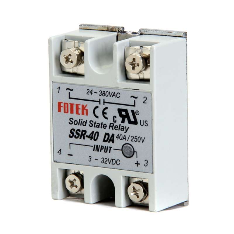 SSR-40VA 24-380VAC Metal Base Resistance Voltage w Regulator Solid State Relay 