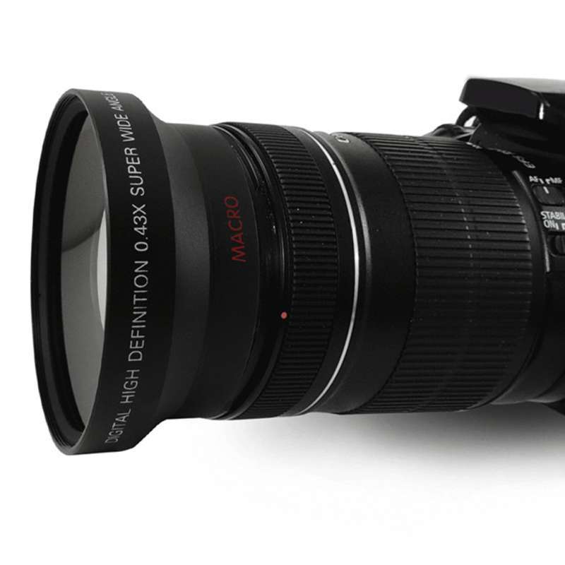 67mm 0 43x super wide angle lens with macro for nikon sony canon dslr camera