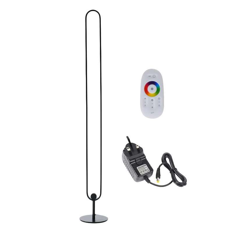 Promo Modern Corner Floor Lamp Indoor Dimming Rgb Light Remote Control Black Di Er Homyl China Blibli Promo Modern Corner Floor Lamp Indoor, Dimming Black White Floor Lamp Modern Rgb Remote
