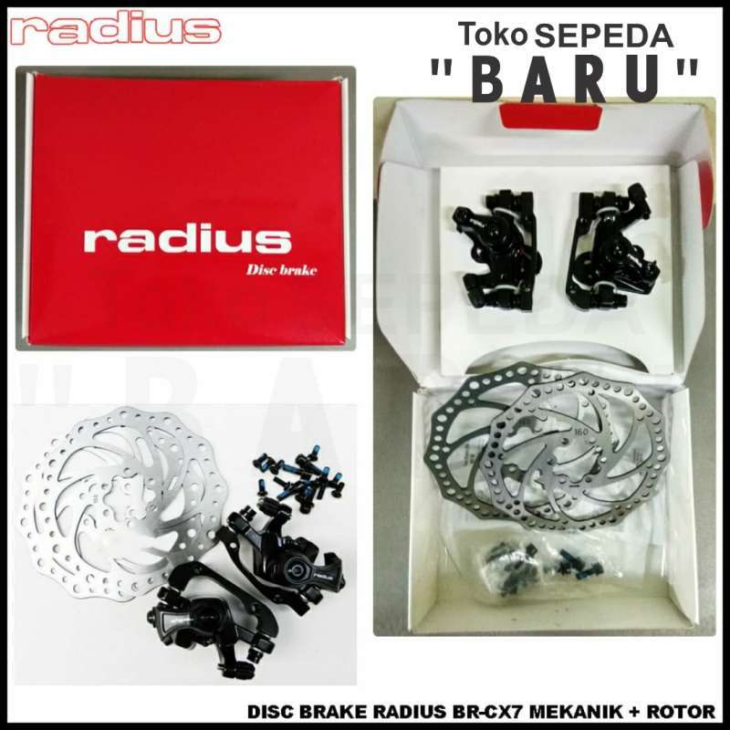 Radius cx7 mechanical disc brakes top