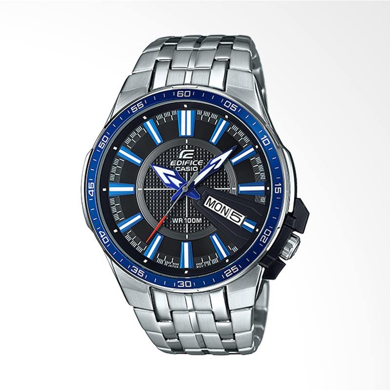 CASIO Edifice Bahan Tali Stainless Steel Jam Tangan Pria - Silver EFR 106D 1A2VUDF