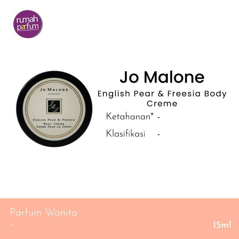 Harga parfume jo malone english pear and clearance freesia