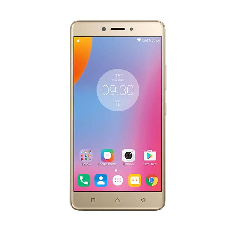 Lenovo Vibe K6 Note Smartphone - Gold [32GB/4GB] FREE MMC 8GB + TONGSIS + T.GLASS