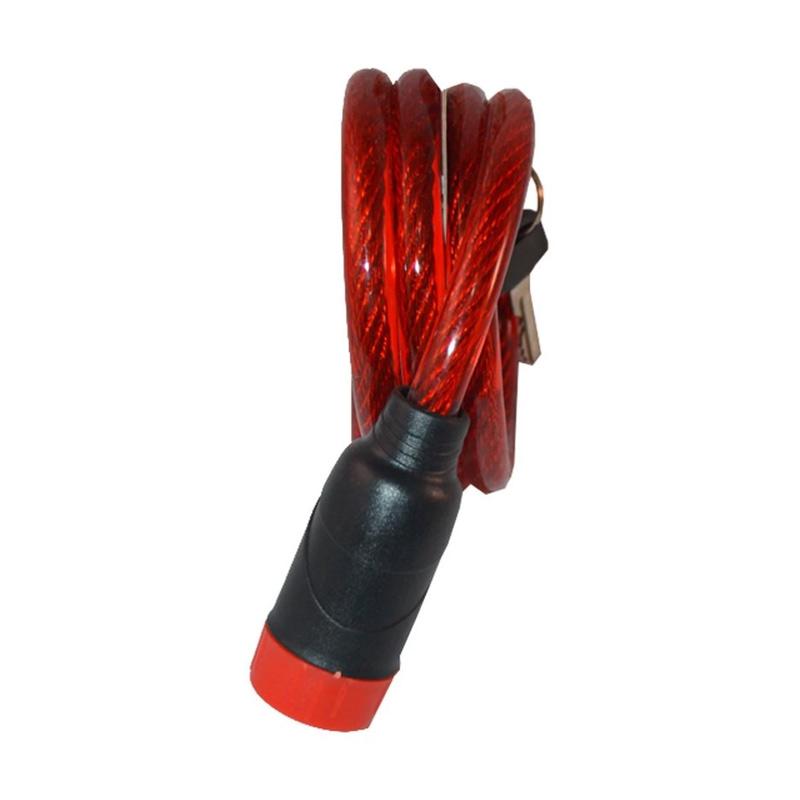 Genio Bike Lock Kunci Spiral Sepeda Kunci Gembok