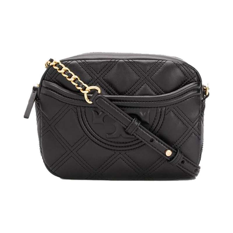 Tory burch fleming deals soft camera bag black