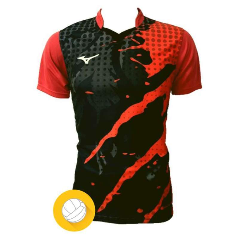 Kaos volly mizuno hot sale