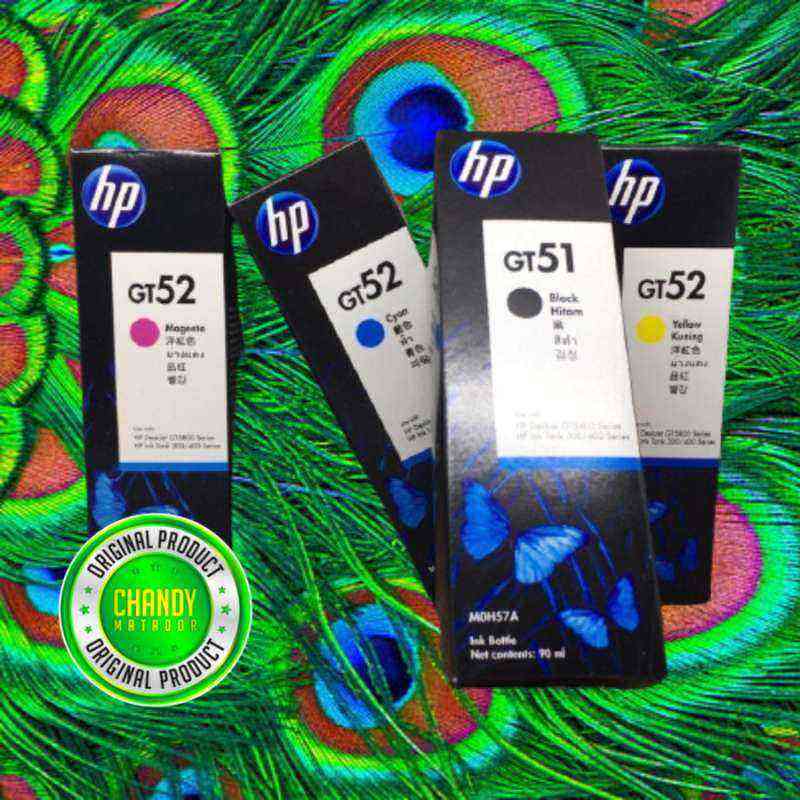 Jual Tinta Hp GT51 Black Original_Hitam di Seller CHANDY_ MATADOR - Kota  Tasikmalaya, Jawa Barat | Blibli