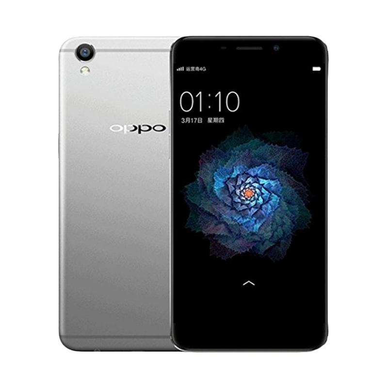 OPPO A37 Smartphone - Black [16GB/2GB] Free Tempered Glass