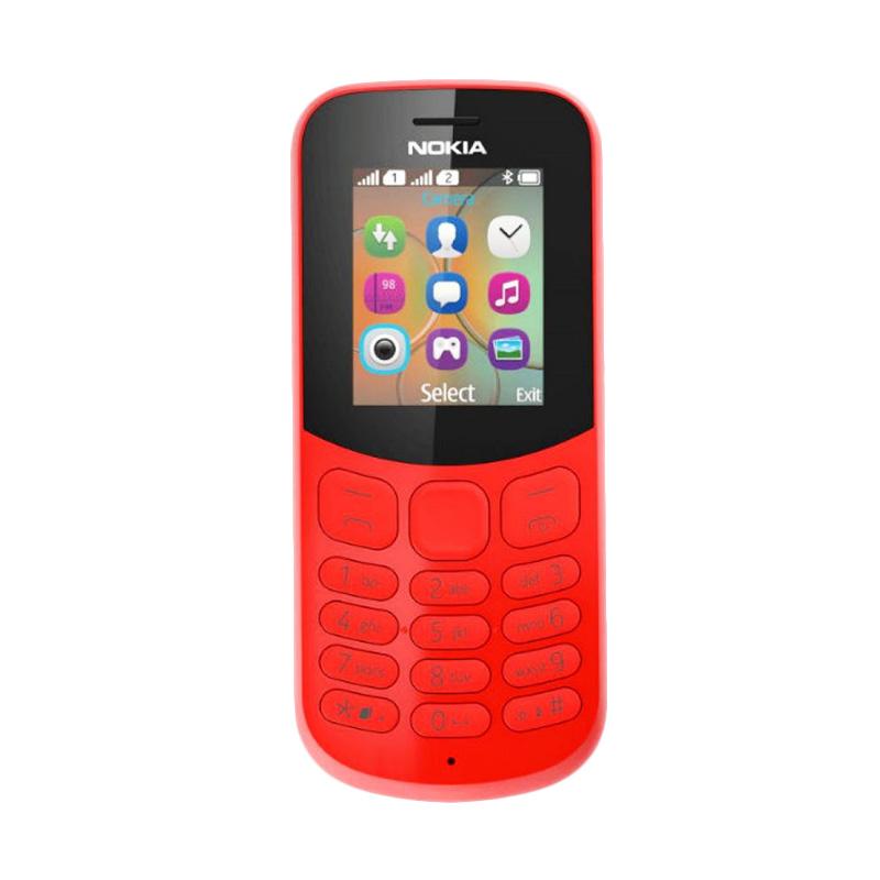 Nokia 130 2017 Handphone - Red [Dual SIM/ Garansi Resmi]