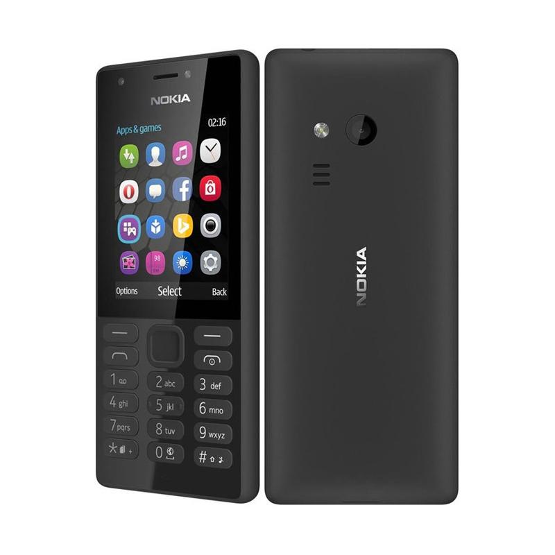 Nokia 216 DUAL SIM Candybar Handphone - Black