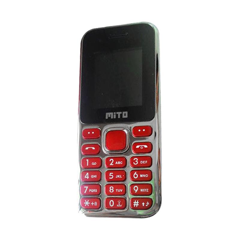 Mito 131 Dual SIM Candybar Handphone - Red