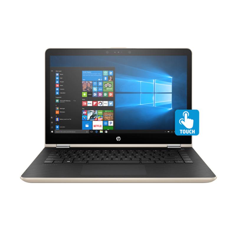 HP Pavilion x360 14-ba004TX Notebook - Gold [14"/i5-7200U/Nvidia 940MX/8GB/1TB/Win 10]