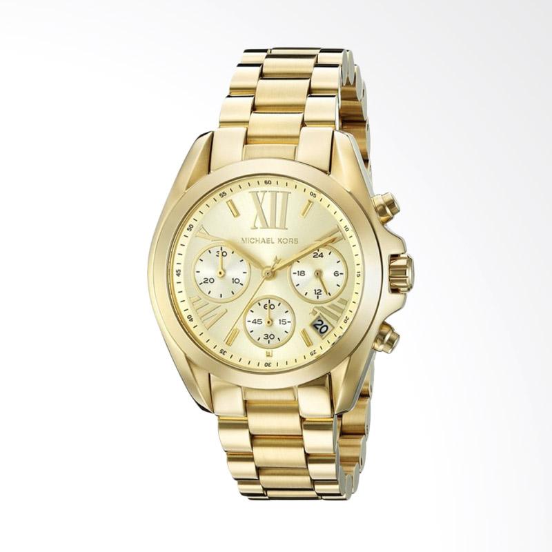 Jual Michael Kors Bradshaw Mk5798 Jam Tangan Wanita Gold Online November 2020 Blibli