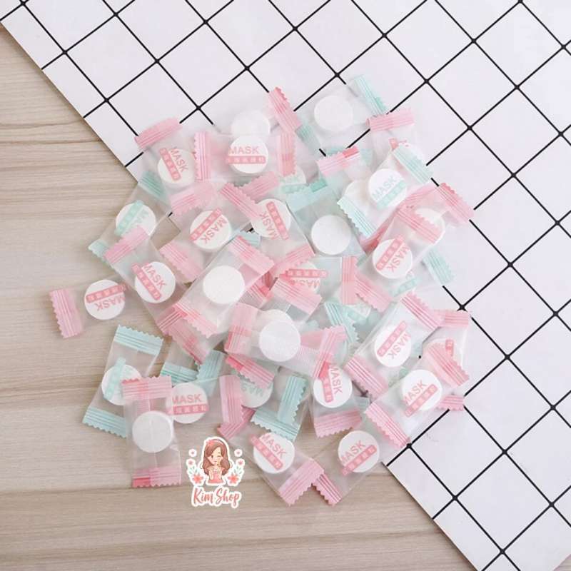 Kim Shop 1pcs Masker Wajah Kompresi Sekali Pakai Bentuk Tablet Diy Facial Compressed Mask Sheet Terbaru Juli 2021 Harga Murah Kualitas Terjamin Blibli