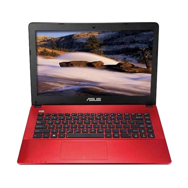 Asus X441NA-BX403T Notebook - Red [N3350/ 500GB/ 4GB/ Win 10 Home/ 14 Inch]