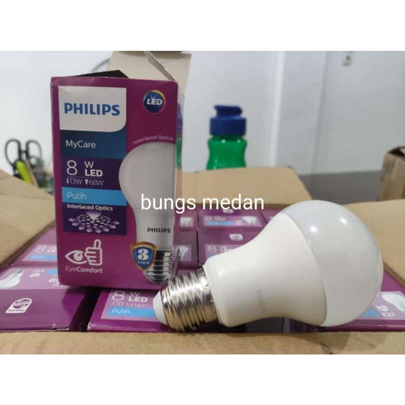 Lampu LED Philips 8 Watt Putih 8W 8Watt 8 W BULB LEDBULB 6500K CDL