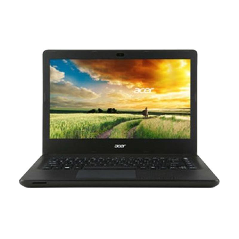 Acer ES1-432 Notebook - Black [14"/Intel N3350/DOS/NX.GFSSN.006/2 GB/HDD 500 GB] + Free Acme Earphone