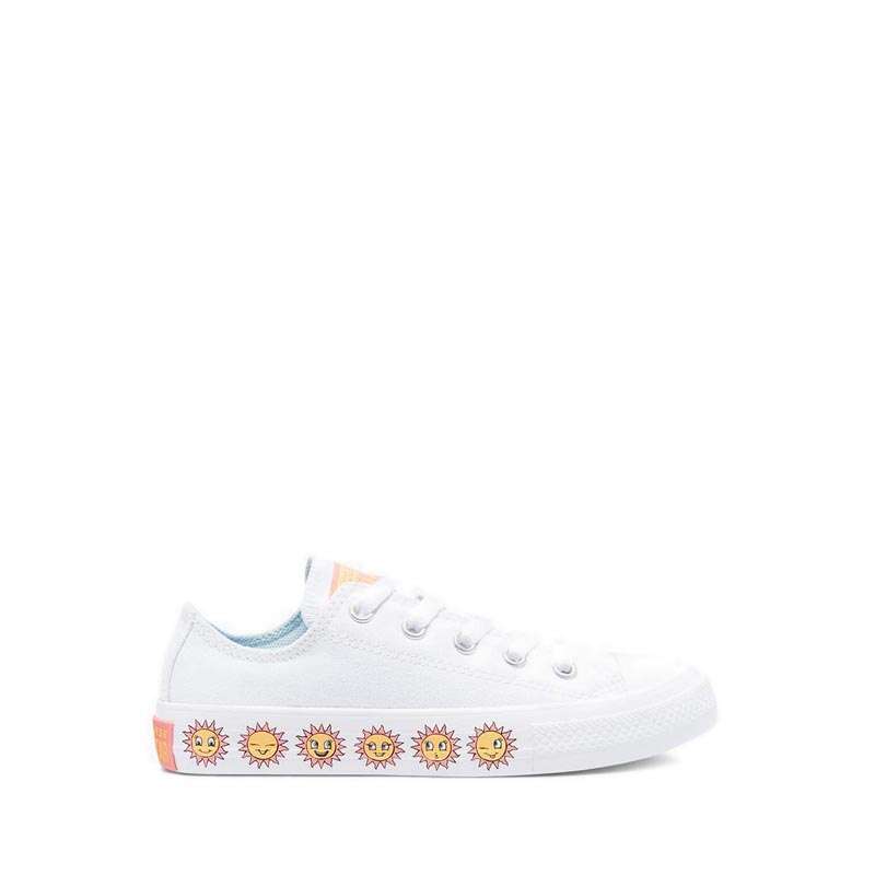 white confetti converse