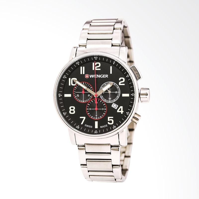 Wenger Attitude Chrono Jam Tangan Pria Silver
