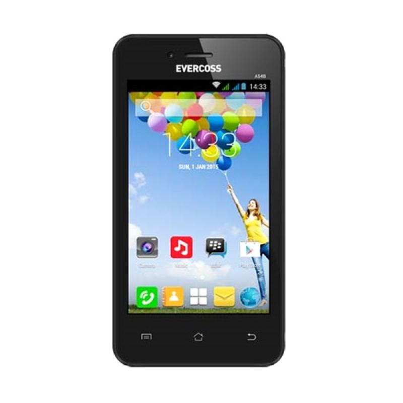 Evercoss A54B Jump Smartphone - Black [256 MB/512 MB]