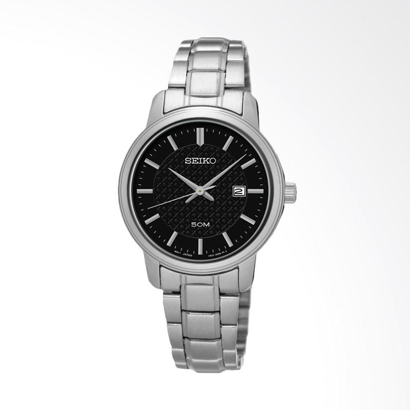Seiko Classic SUR747P1 Stainless Steel Bracelet Jam Tangan Wanita Silver .