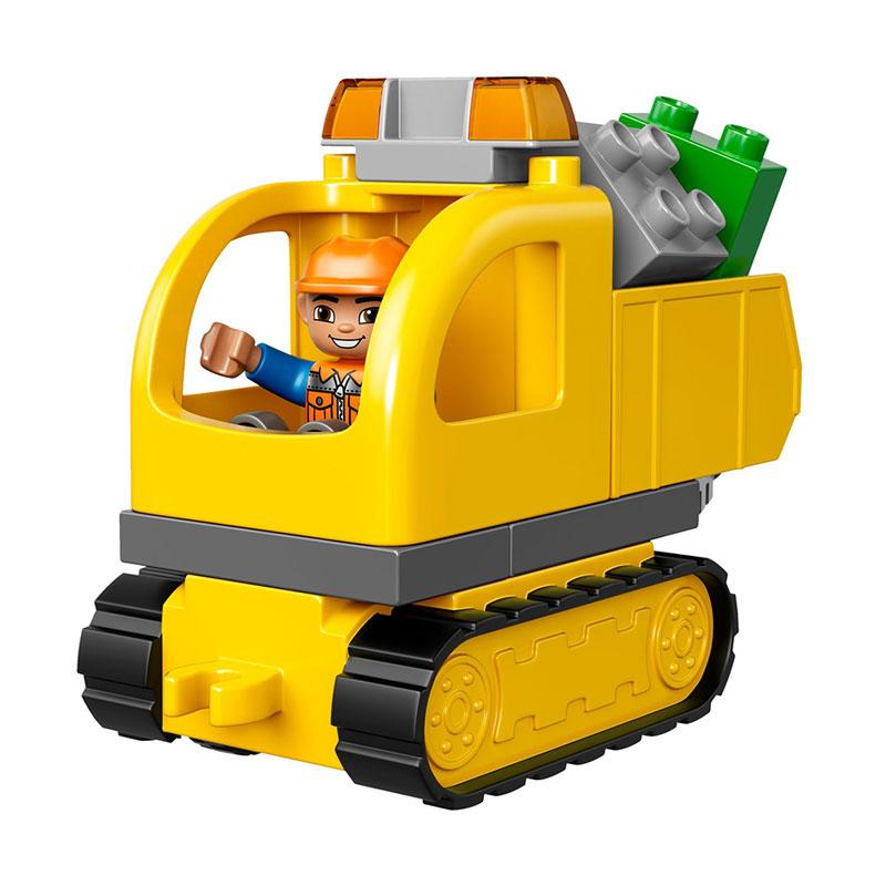 lego duplo truck & tracked excavator