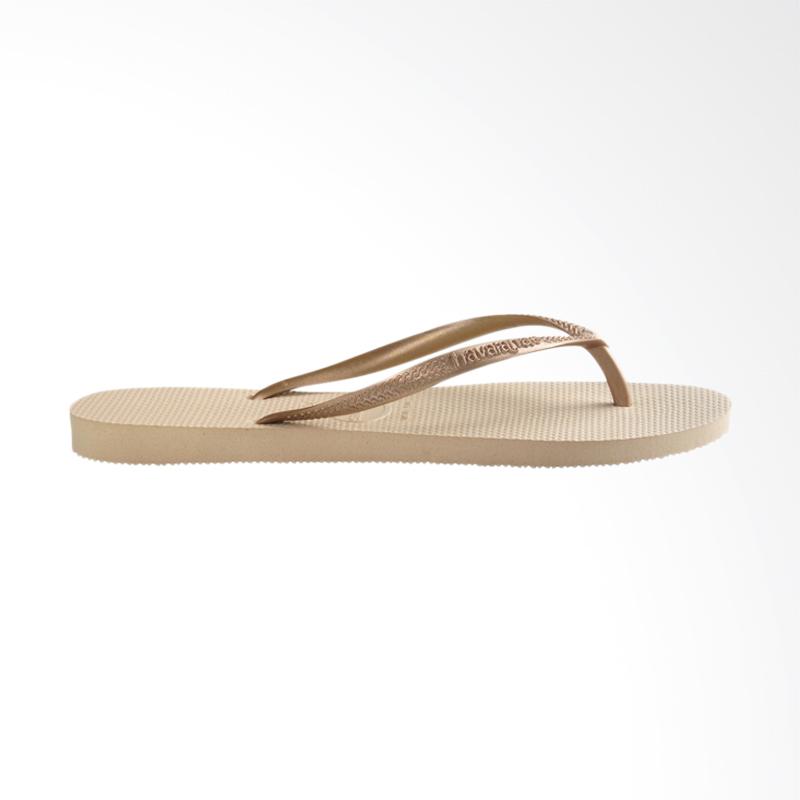 havaianas slim sand grey light golden