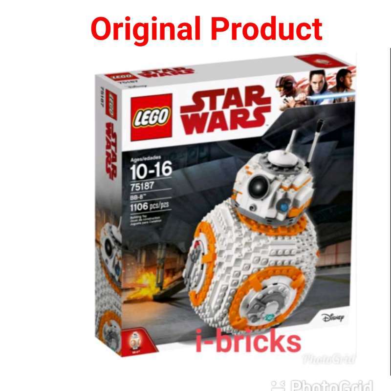 LEGO 75187 Star Wars BB8 Blocks Stacking Toys