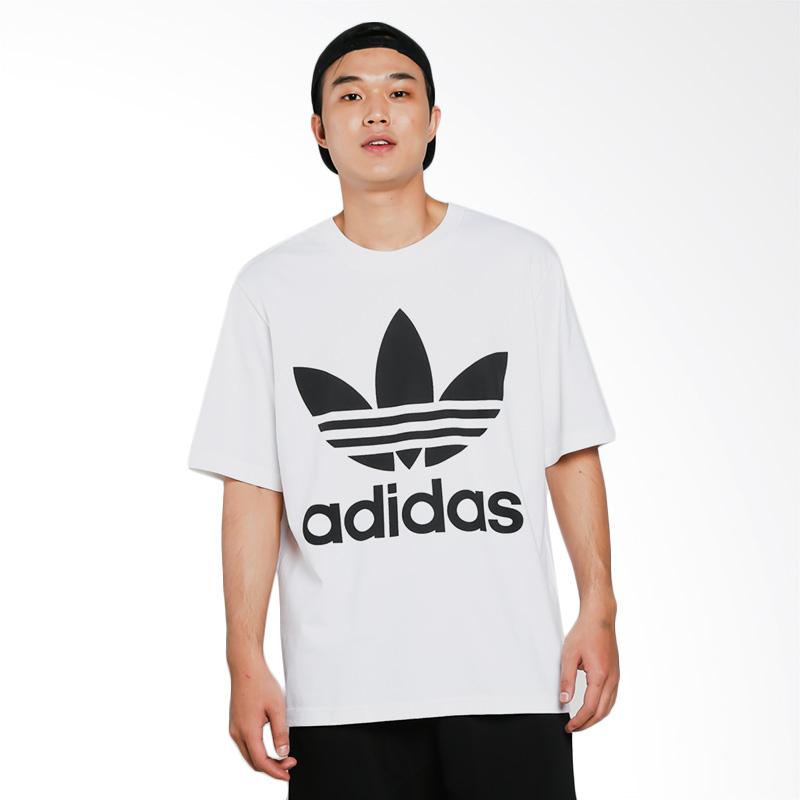Jual adidas Originals Men Trefoil Oversized Tee Kaos Olahraga Pria