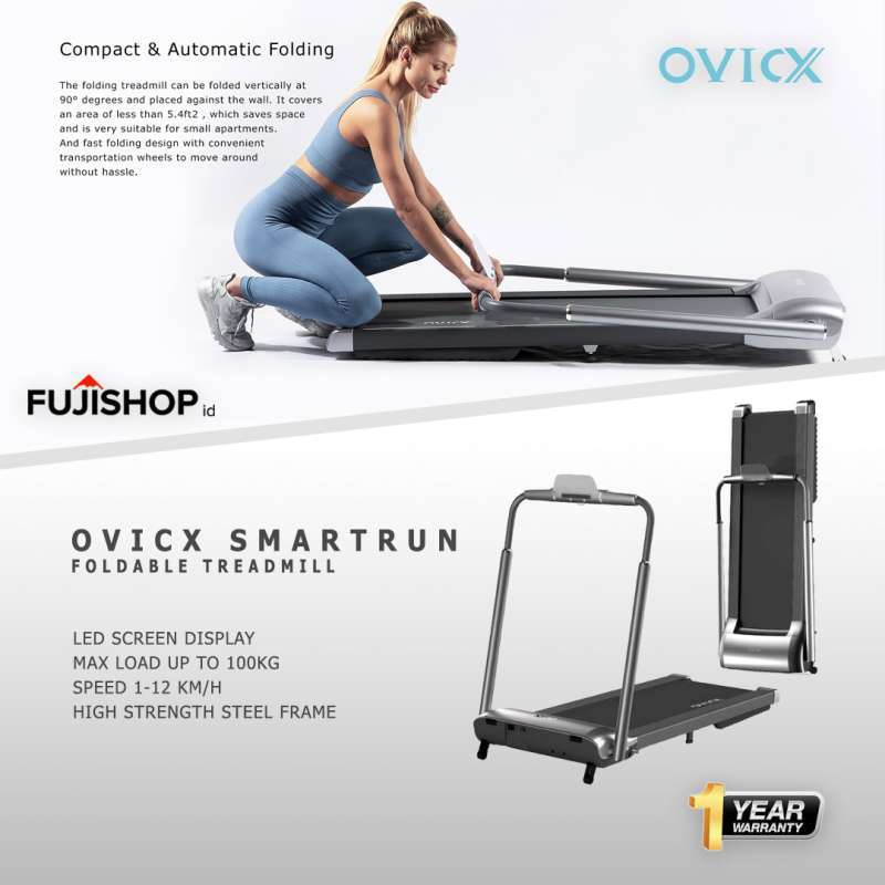 Jual OVICX XQIAO Smart Run Fitness Treadmill Motorized Folding