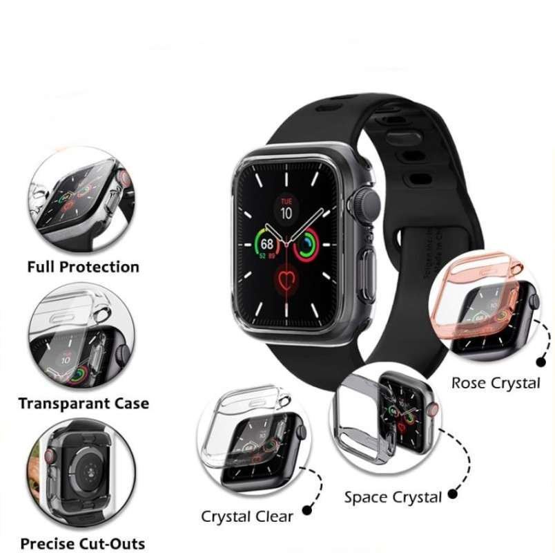Promo Case Apple Watch 5 / 4 Spigen Ultra Hybrid 44mm / 40mm Clear Casing  di Seller Hypemarket - Kota Jakarta Barat, DKI Jakarta | Blibli