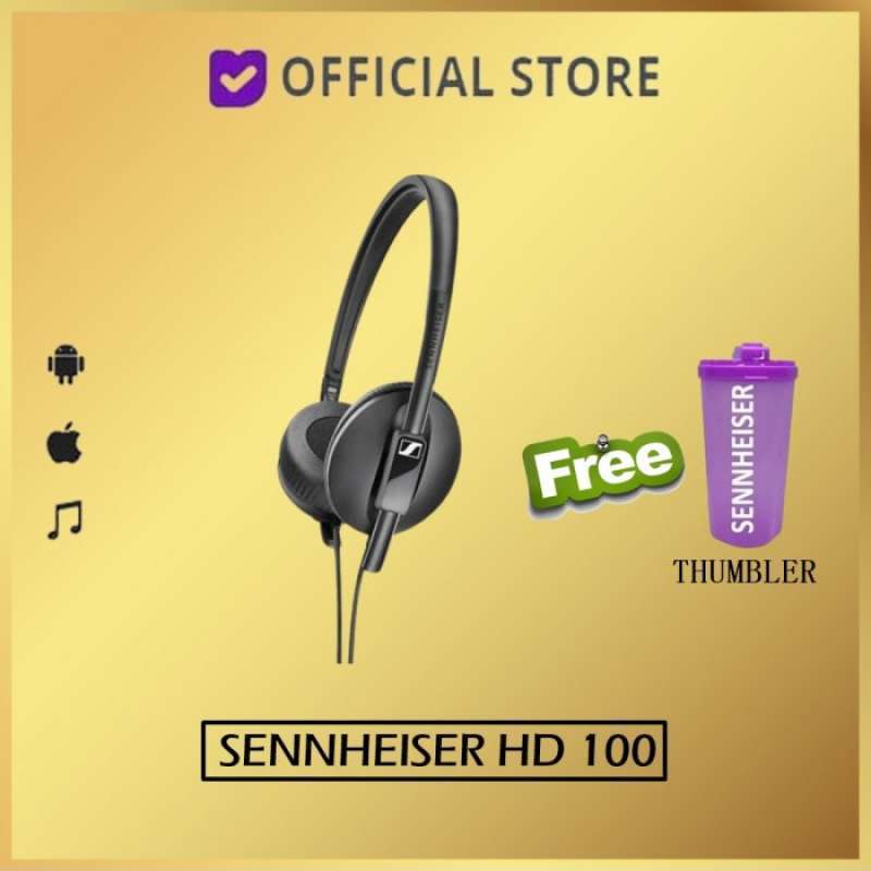 Jual Dijual Sennheiser HD 100 Lightweight Closed Back On Ear Headphone  HD100 - Hitam Berkualitas di Seller cemplin.trade - Kota Jakarta Timur, DKI  Jakarta | Blibli