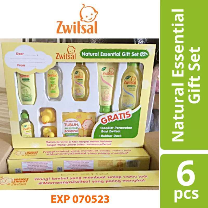Jual Zwitsal Natural Essential Gift Set Free Rubber Duck Gift Box
