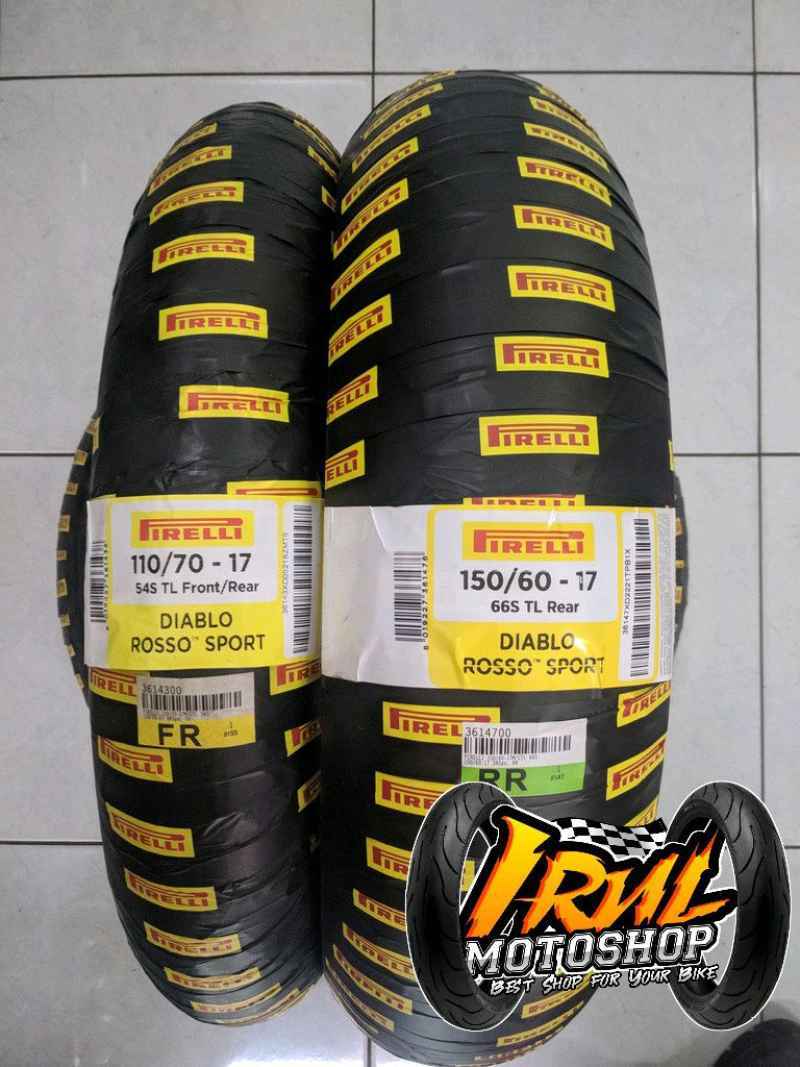 y*s様 ピレリ ロッソ3 110/70R17 150/60R17 前後セット
