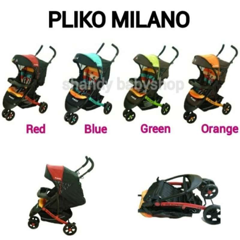 Stroller Pliko Milano PK 568 Kereta Dorong