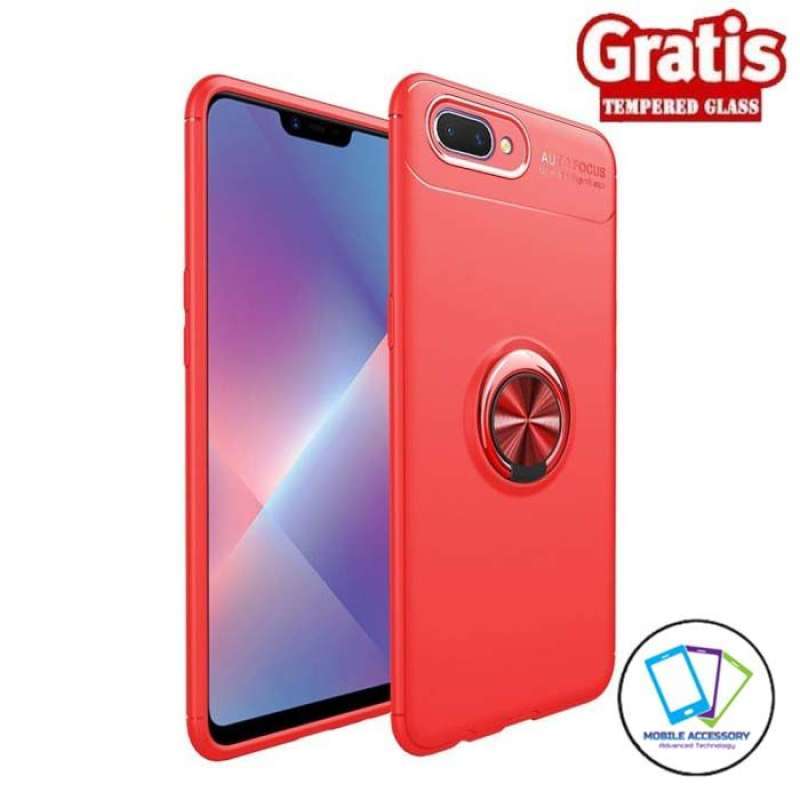 Tempered Glass A3s Phone Case Tempered Glass Full Cover 9H Untuk