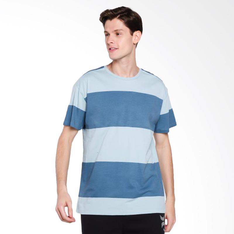 Hurley Rugby Destroy Crew T-Shirt Pria 