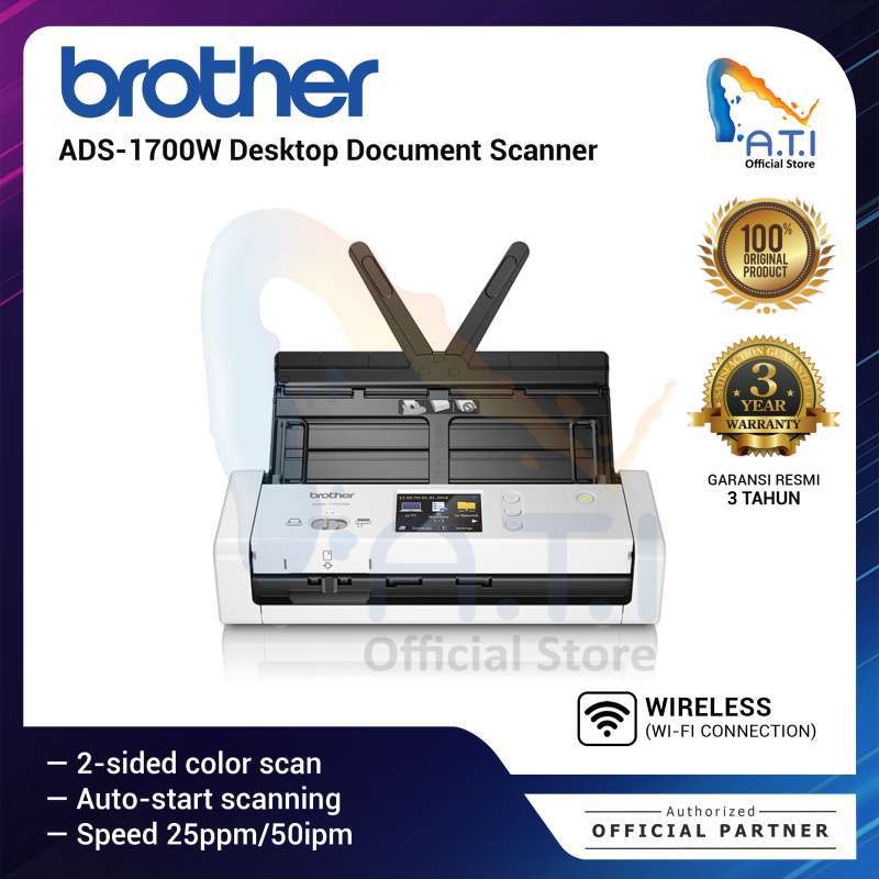 ADS 1700W Scanner Brother ADS 1700 W 