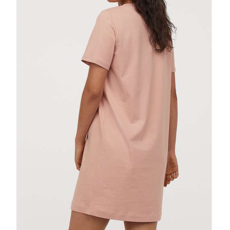 Basic Cotton Tee Shirt Dress Women 