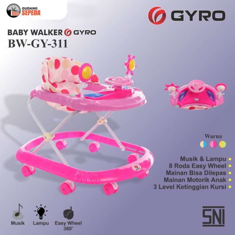Jual Baby Walker Gyro Bw Gy 311 Kereta Dorong Balita Garansi Original Sni Termurah Murah Pink Di Seller Gudang Sepeda Official Gudang Sepeda Official Kota Jakarta Selatan Blibli