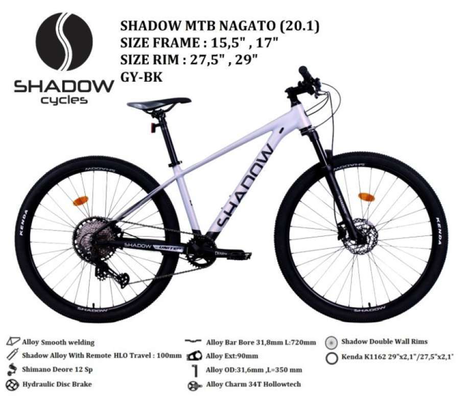 Jual MTB 29 SHADOW NAGATO BY UNITED 12 