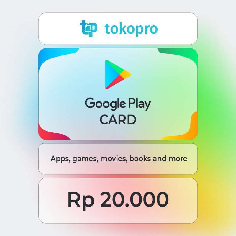 Jual Google Play Gift Card [20.000] di Seller Tokopro - Kab ...