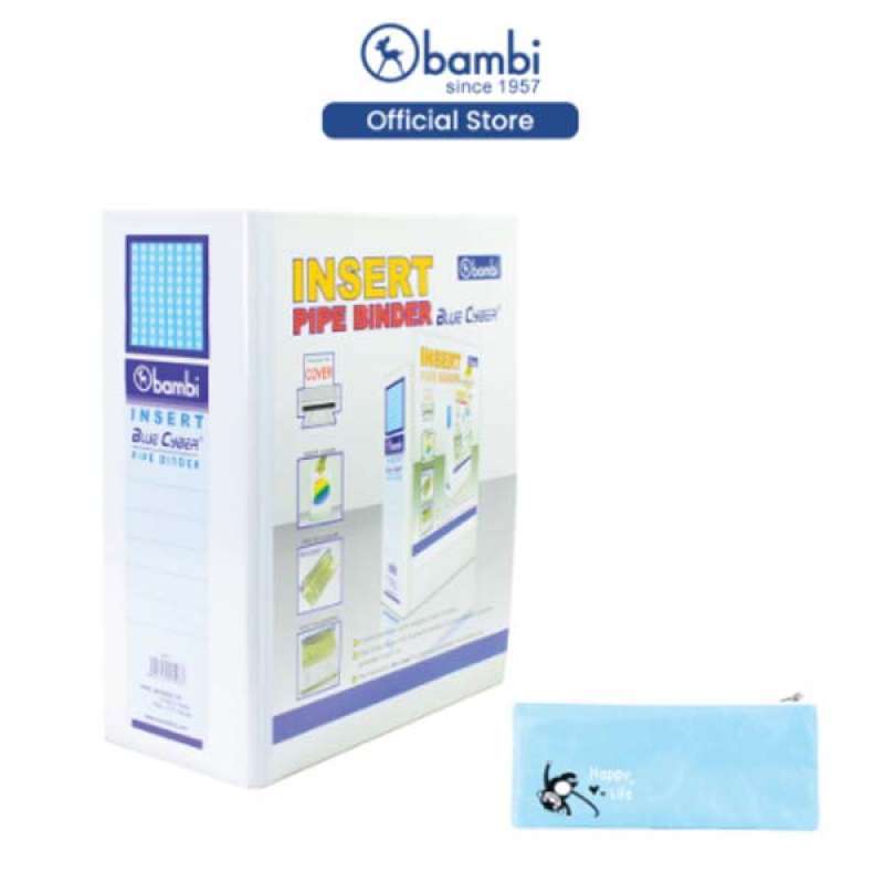 Jual Pipe Binder With Full Spine 4 Colour Labels 1170M + FREE ...