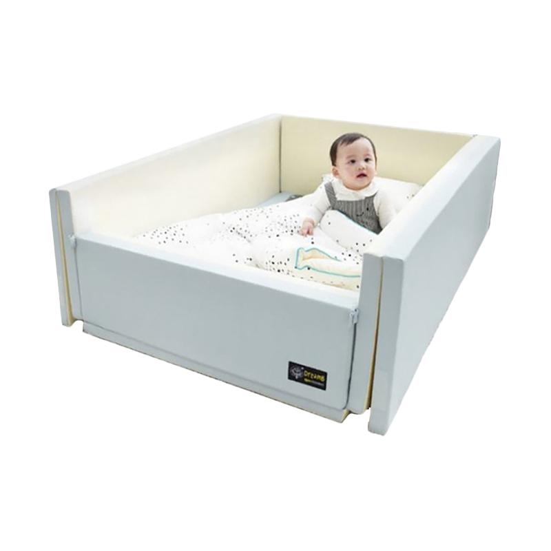 Ggumbi Bumper Bed Indie 12in1 Tempat Tidur Bayi Blue